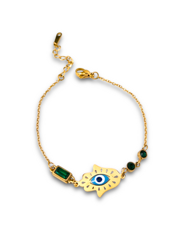 Evil Eye Medallion Bracelet