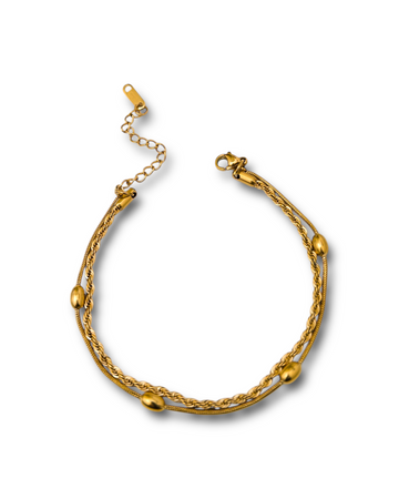 Aurélie Dual Chain Bracelet