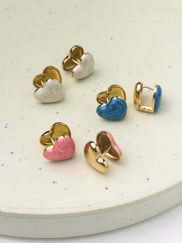 Dual Heart Flip Hoops