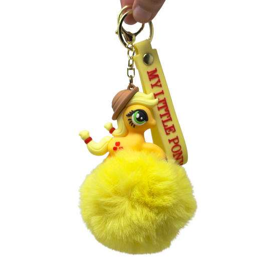 Sunny Pony Furry Keychain