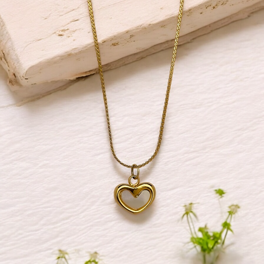 Pillow Of Love Necklace White