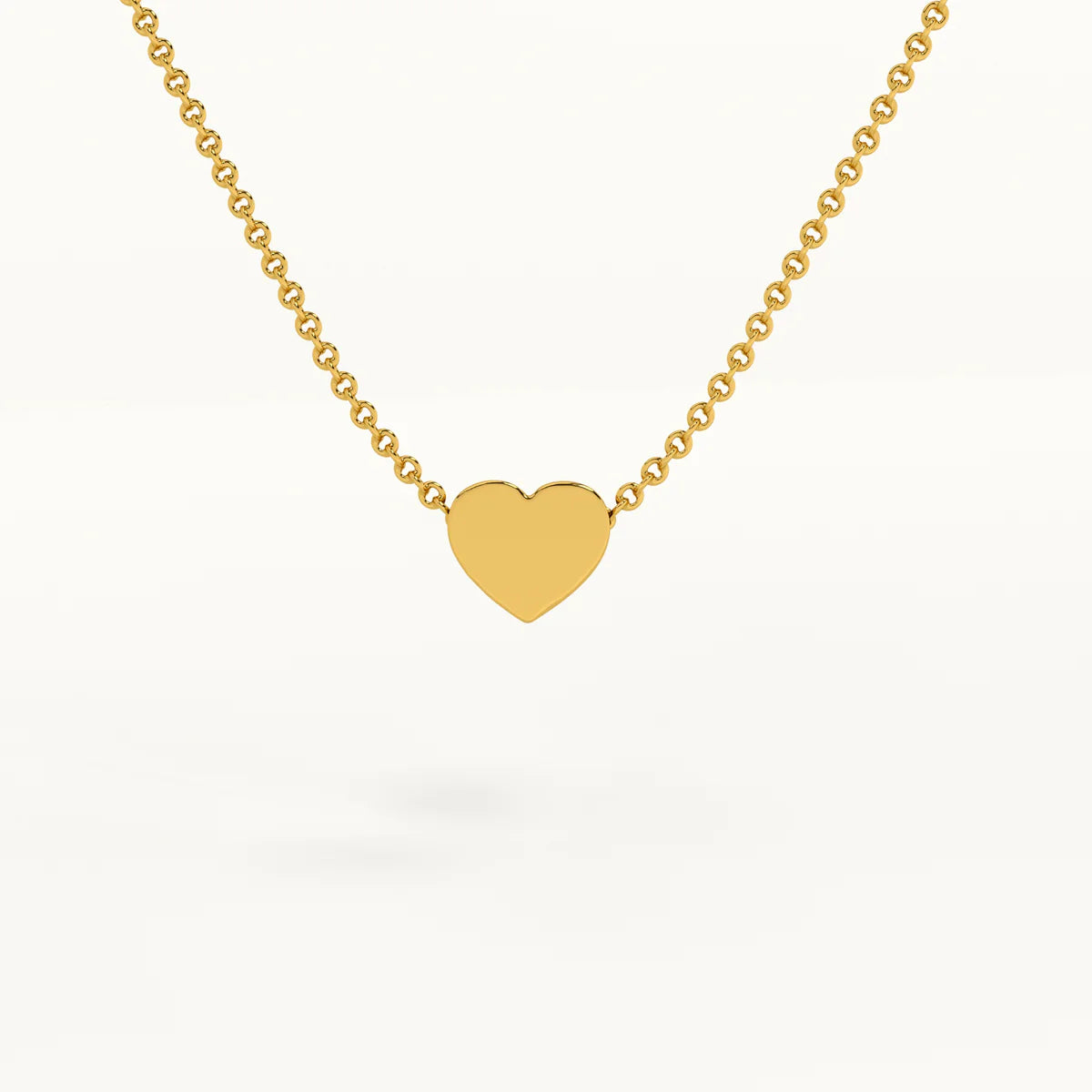 Golden Love Heart Necklace