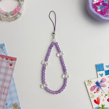 Purple Bow Charm
