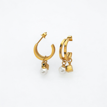 Luxe Orbit Hoops