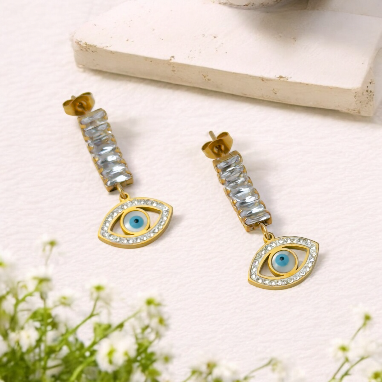 Luminara Evil Eye Earrings