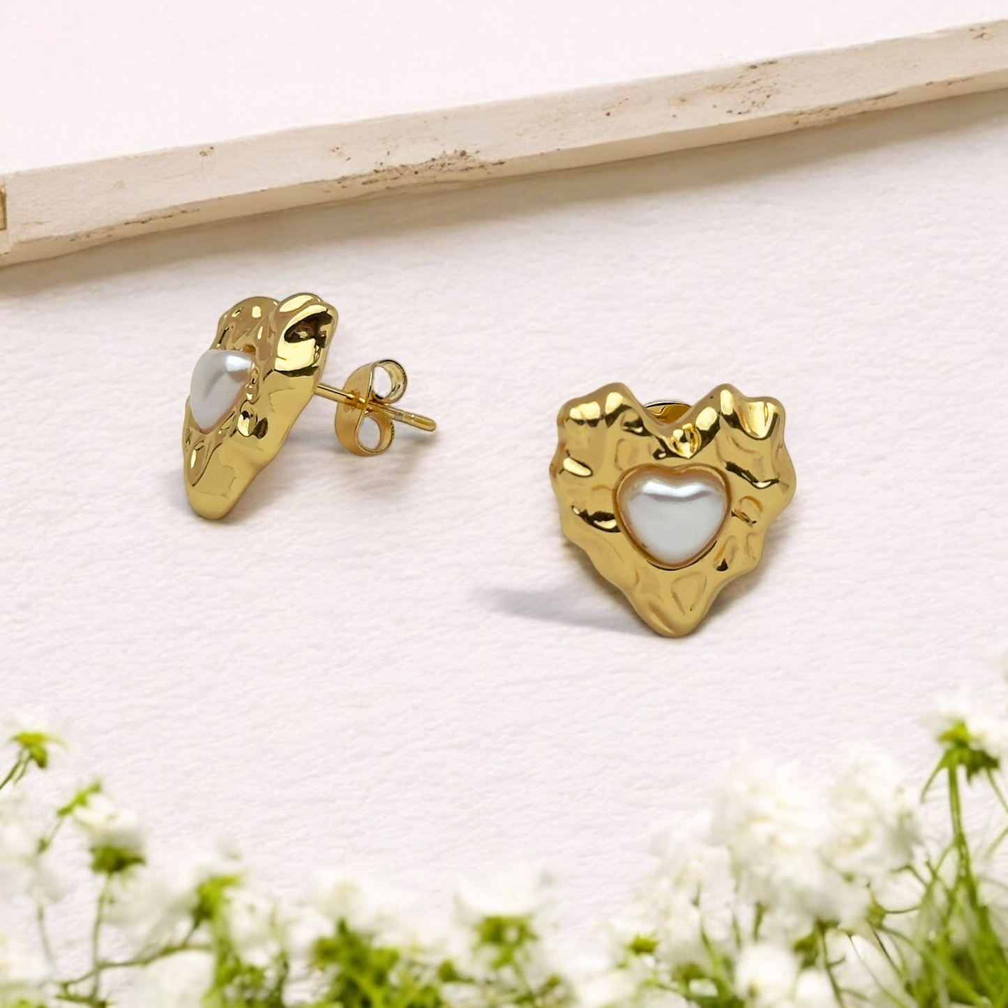 Molten Heart Studs