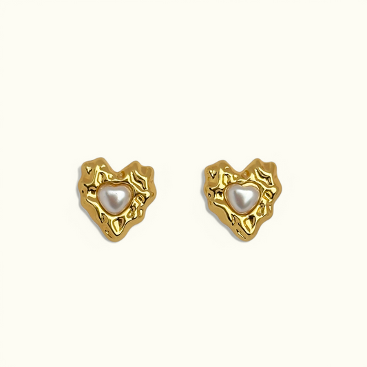 Molten Heart Studs