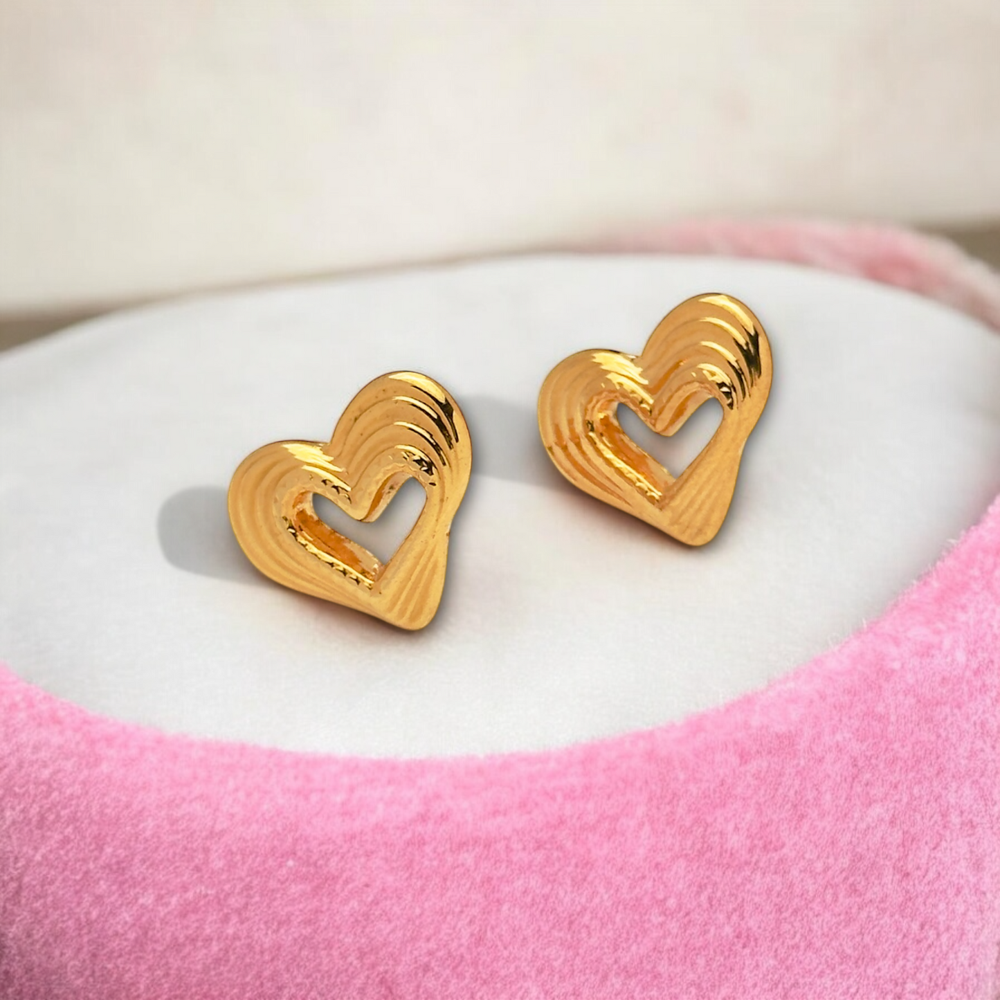 Ethereal Heart Studs