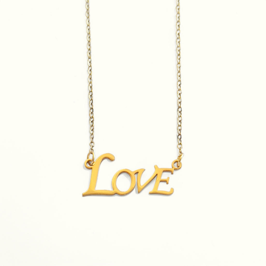 Love Script Necklace