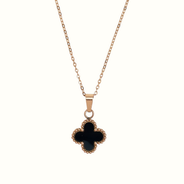 Noir Clover Necklace