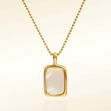 Ivory Glow Pendant Necklace