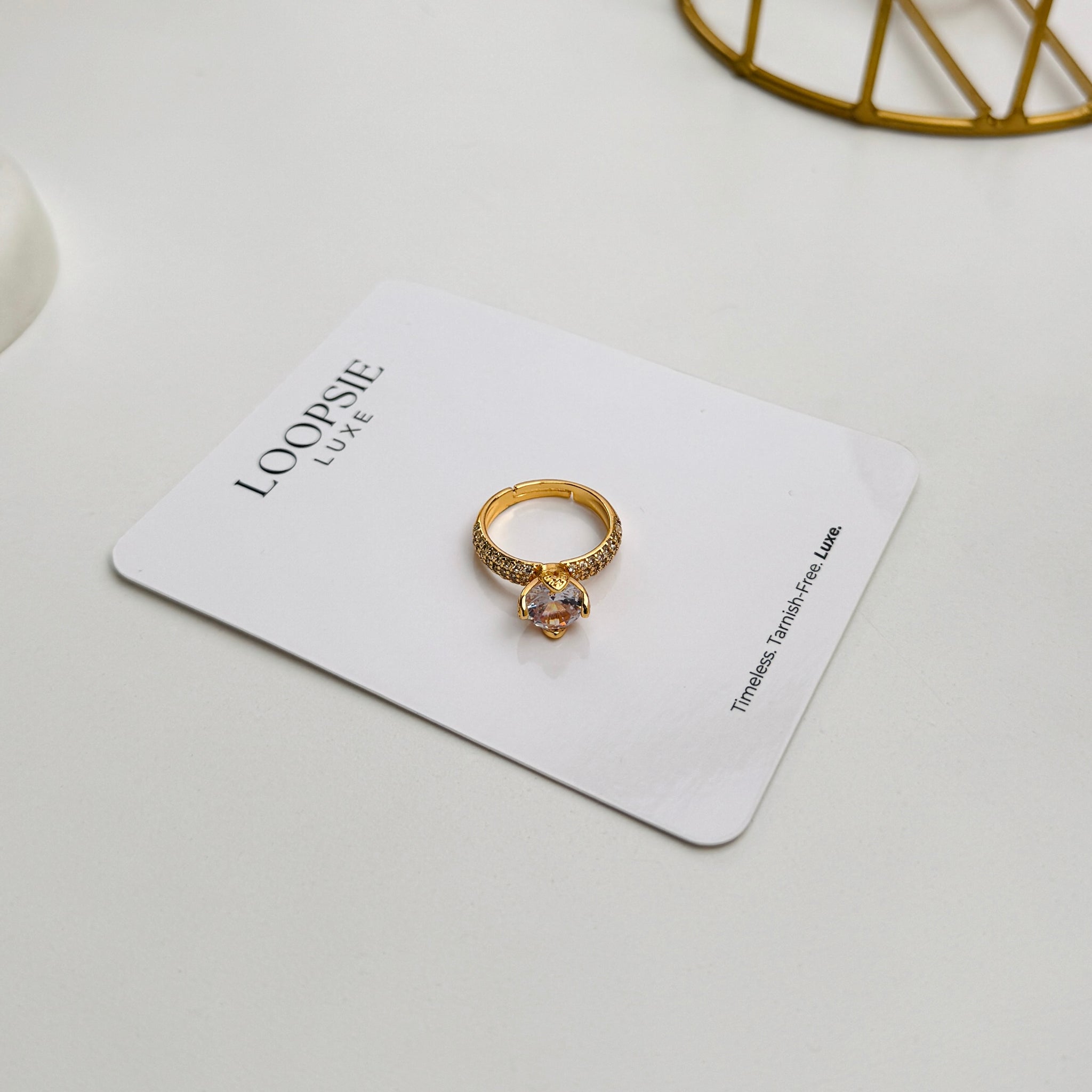 Eternal Glow Solitaire Ring