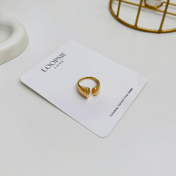 Molten Clasp Ring