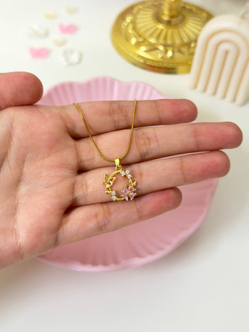 Butterfly Floral Necklace