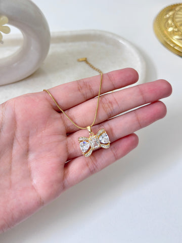 Celeste Bow Necklace