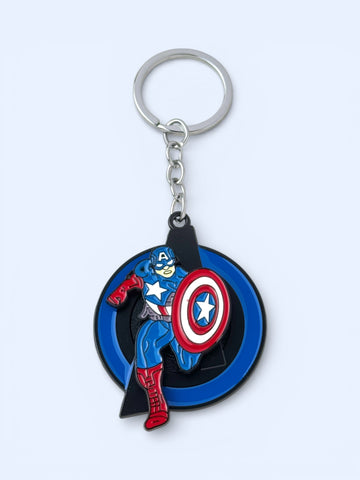 Captain America Spinner Keychain – Marvel Avengers