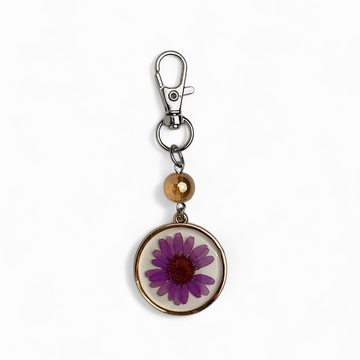 Purple Daisy Charm