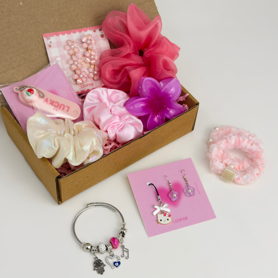 Loopsie JoyBox – Strawberry Kisses Edition | Pink Gifting Hamper for Girls