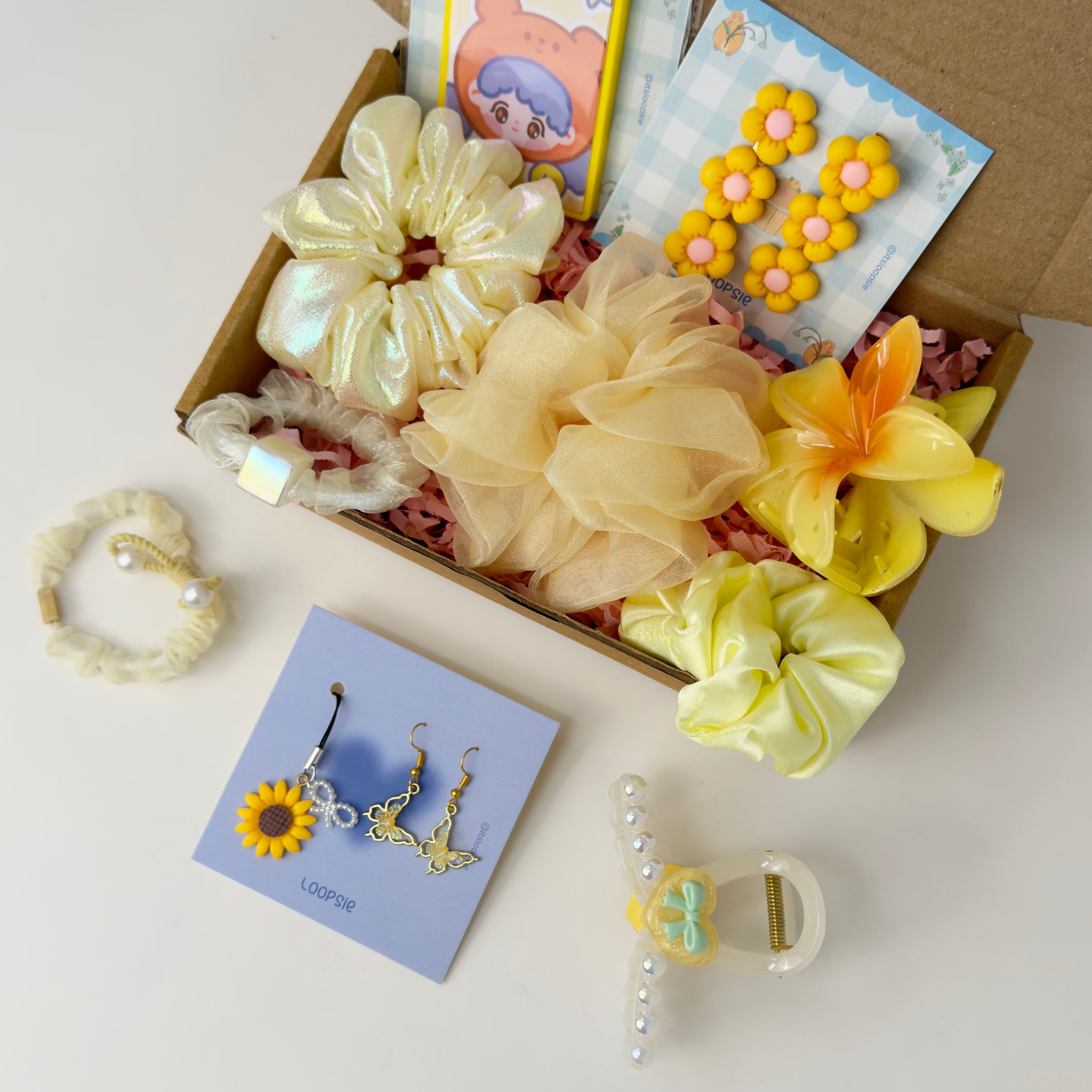 Loopsie JoyBox – Sunbeam Edition | Yellow Gifting Hamper for Girls