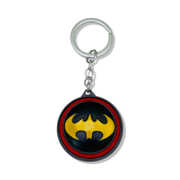 Batman logo keychain – yellow black