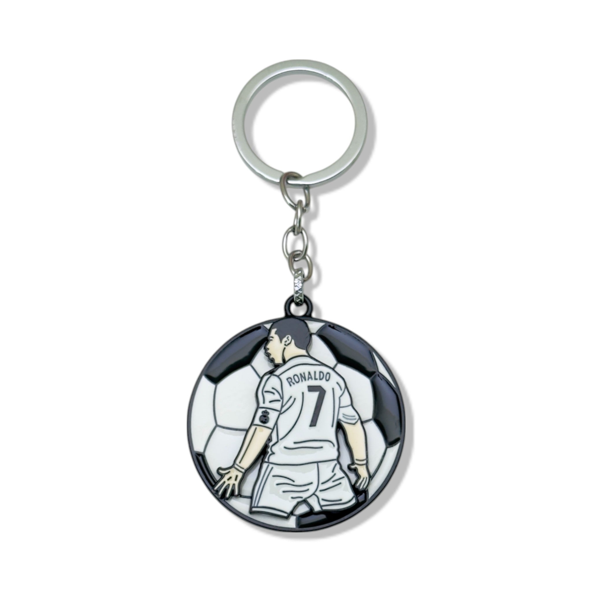 Ronaldo #7 Keychain – Iconic Back Pose