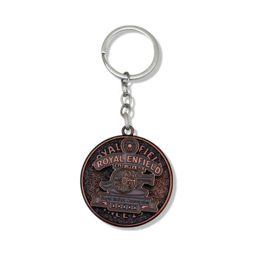 Royal Enfield Bronze Keychain (Dark Finish)