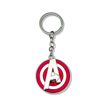 Avengers shield keychain – red & white