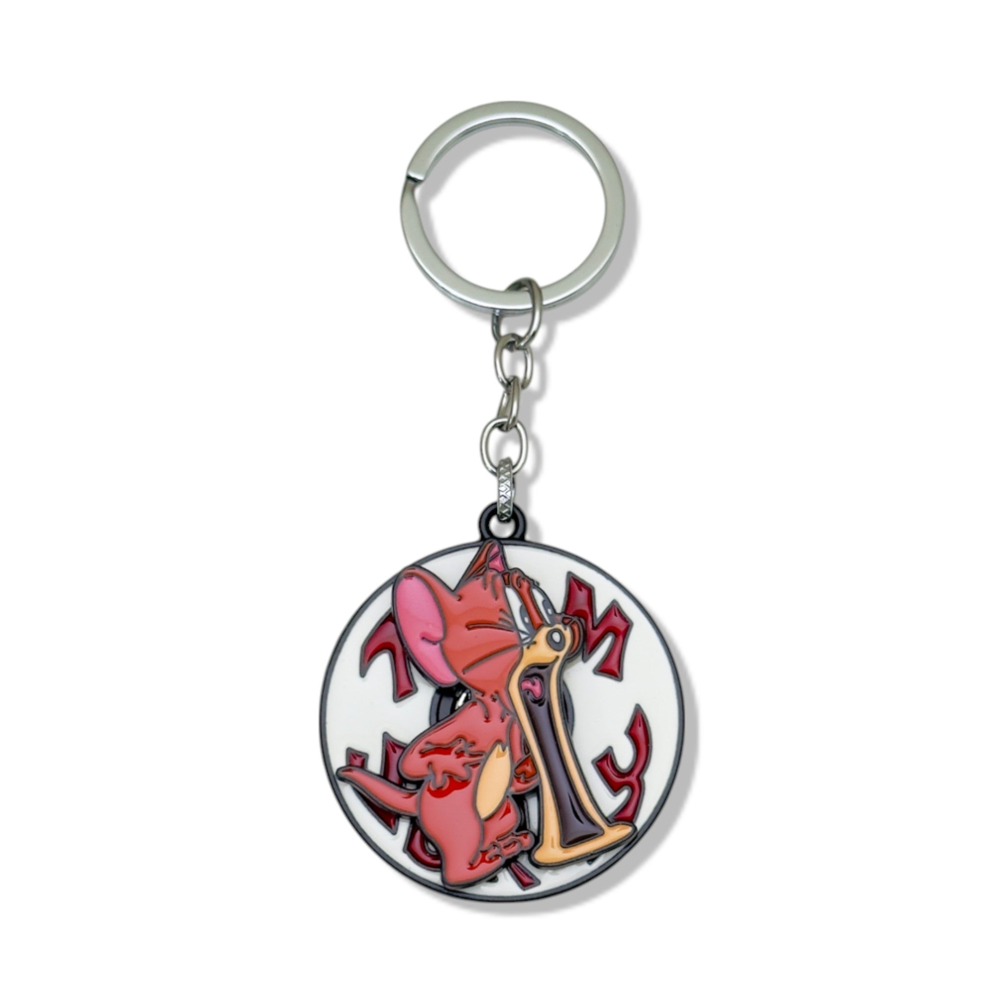 Angry Jerry Keychain – Cartoon Chaos Unleashed