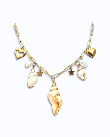 Celestial Shores Charm Necklace