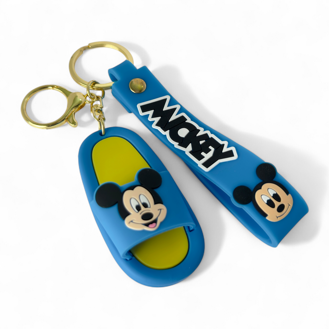 Mickey slipper keychain – blue