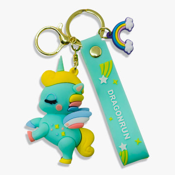 Green Unicorn Dream keychain
