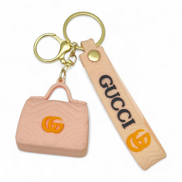 Gucci bag keychain – nude beige
