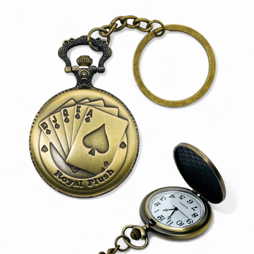 Royal Flush Pocket Watch