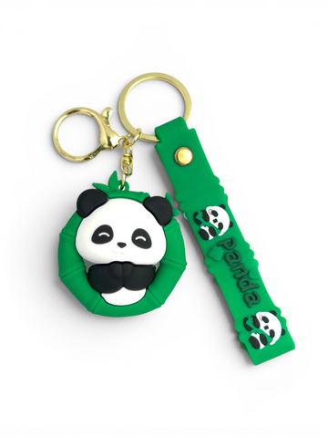 Bamboo Panda Keychain