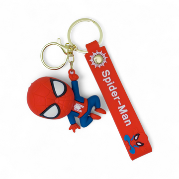 Red Spider Hero Silicone Keychain