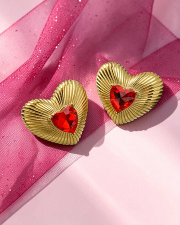 Scarlet Love Studs