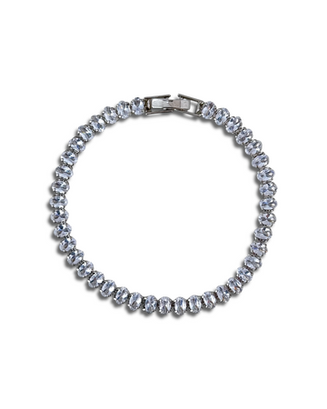 Crystal Oval Tennis Bracelet