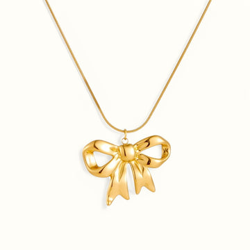Belle Bow Luxe Necklace