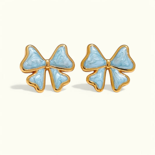 BELLE BOW RIBBON EARRINGS