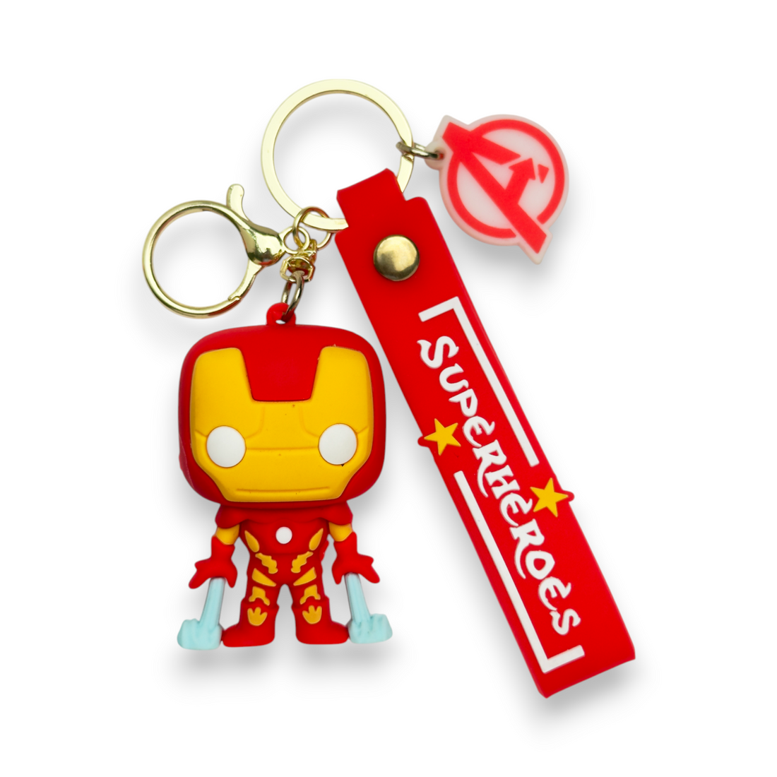 Iron Hero Blaster Marvel Iron Man Keychain with Superheroes Strap