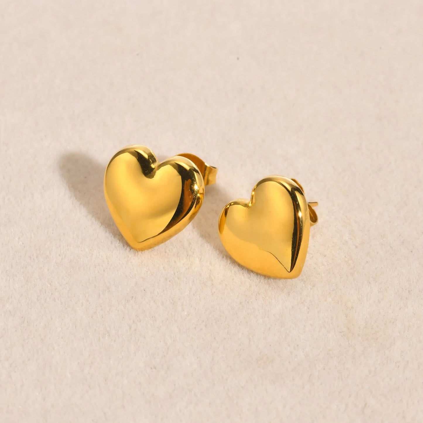 Amour Heart Studs