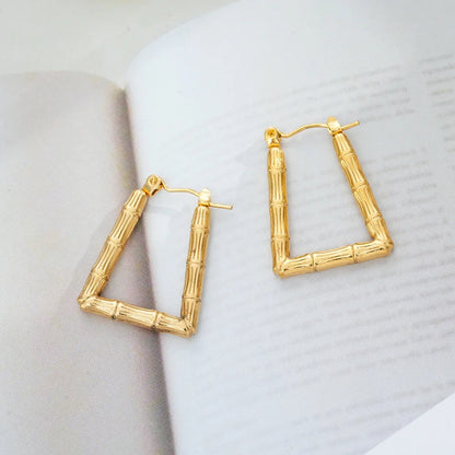 Bamboo Luxe Hoops