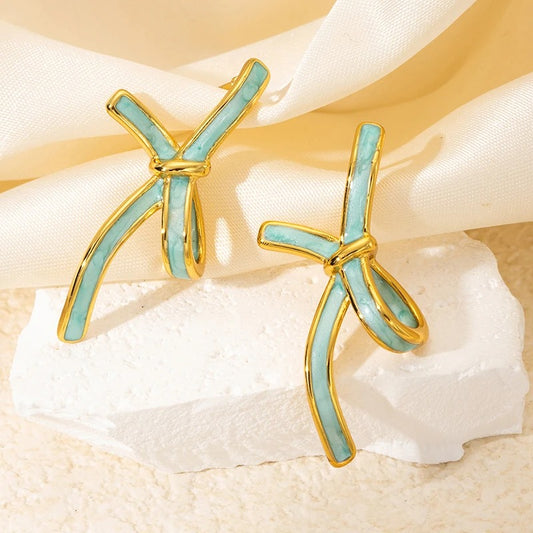 ÉLAN BOWKNOT STUDS