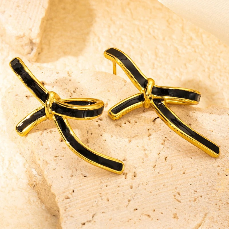 ÉLAN BOWKNOT STUDS