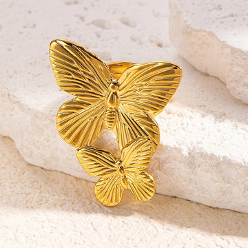 Flutter Duo Adjustable Ring