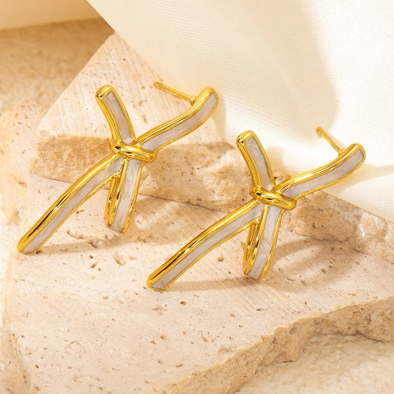 ÉLAN BOWKNOT STUDS