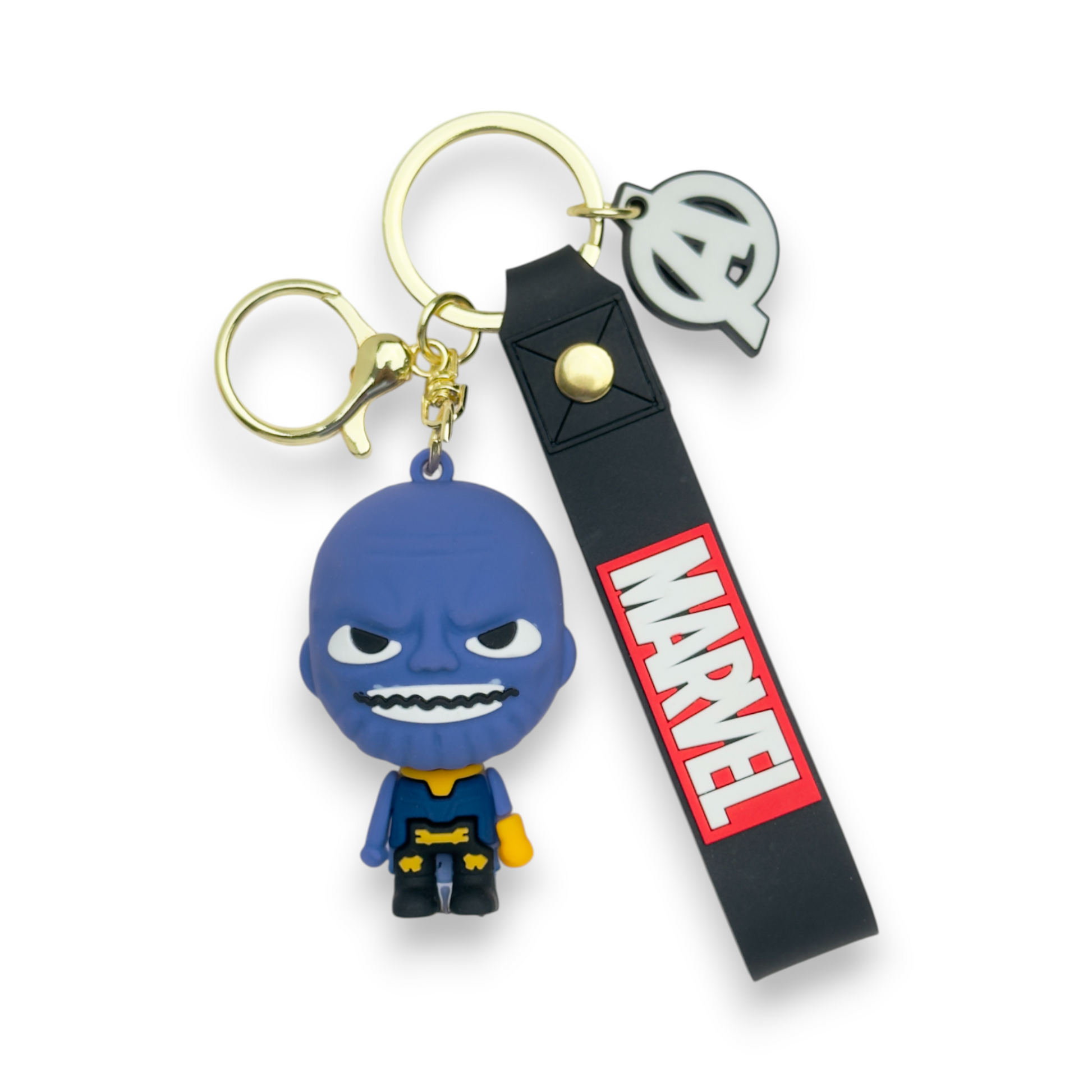 Mad Titan Thanos Marvel Keychain with Avengers Charm