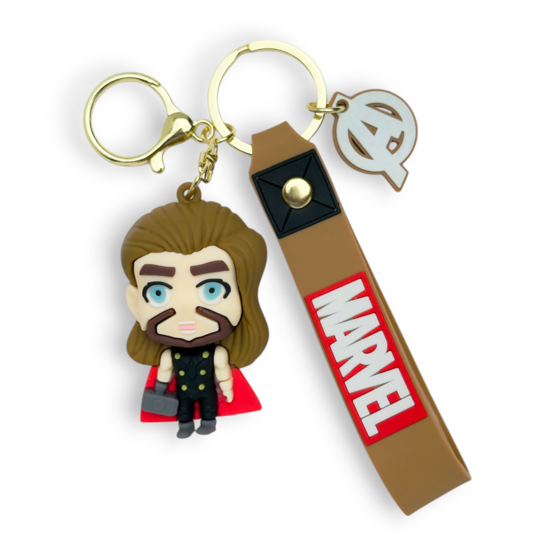 Mighty Thor Stormbreaker Marvel Keychain with Avengers Charm