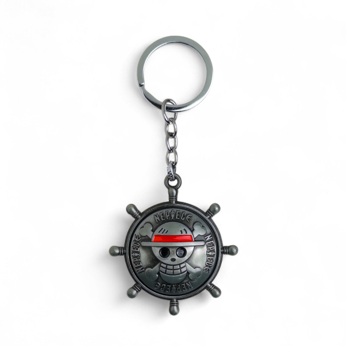 One Piece Pirate Wheel Keychain