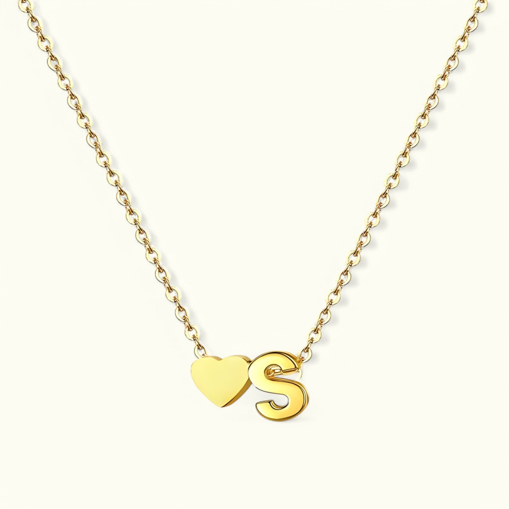 Love Initial Necklace
